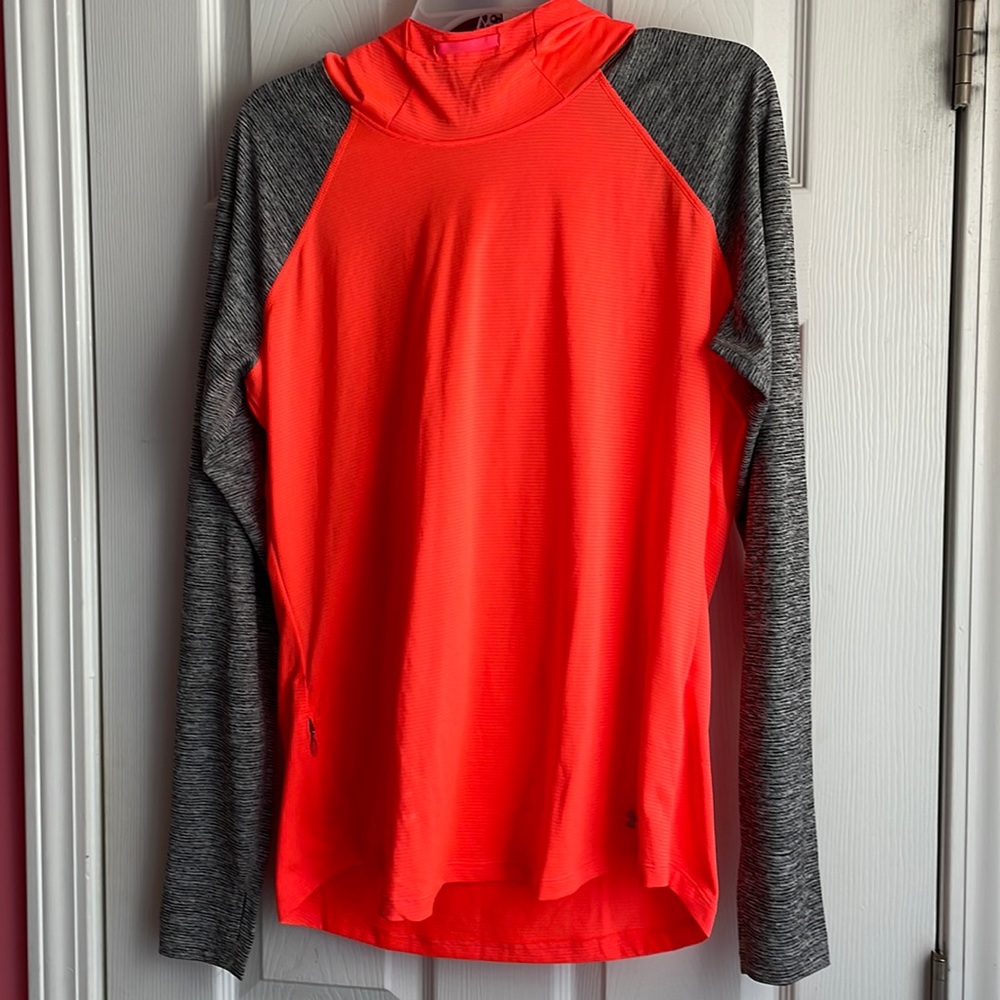 Orange UnderArmor Ling Sleeve